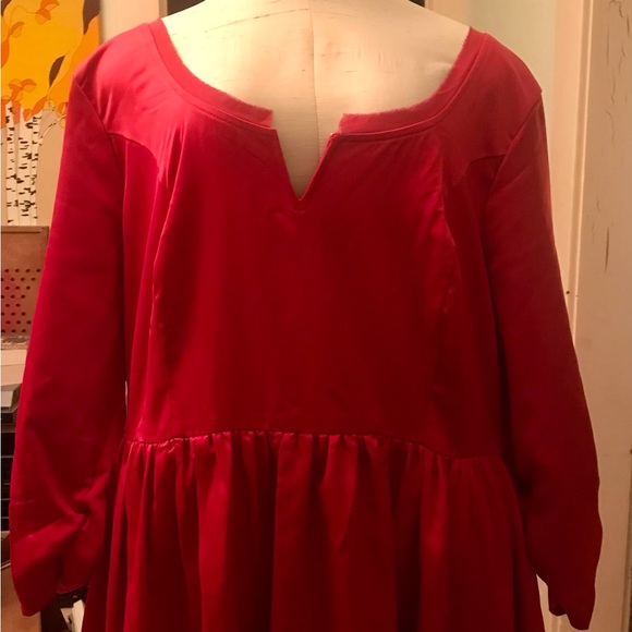 NWT Torrid OUTLANDER Red Swing Dress Size 16 Claire Fraser AS IS - Picture 3 of 9